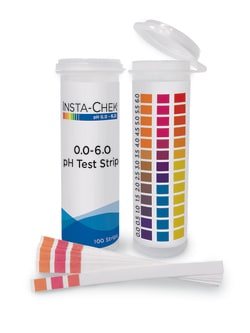 Micro Essential Lab Insta-Chek pH Test Strip Test Range 0 to 6